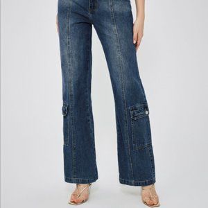 Cider High Rise Side Pocket Straight Leg Jeans Size 6 NWOT